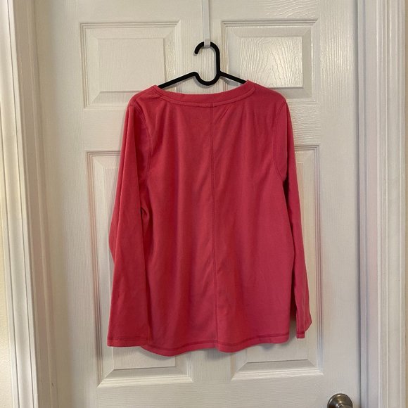 St. John's Bay Petite Classic V Neck Fleece Pullover Casual - Petites Large - Picture 3 of 5